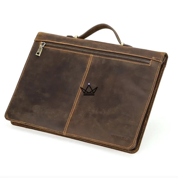 Housse Macbook en Cuir Personnalisable 13"-16" - Voyageur CODEX