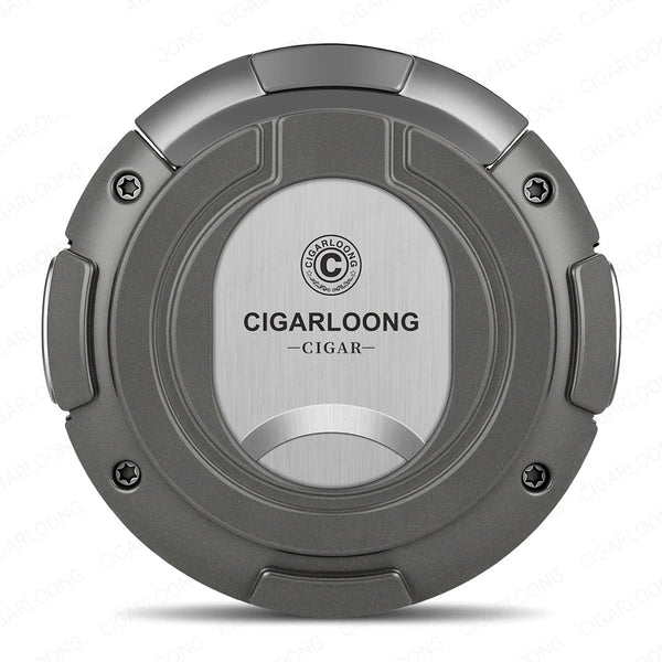 Coupe-Cigare Orbis Nox — 2-en-1 Guillotine & V-Cut Pop-Up