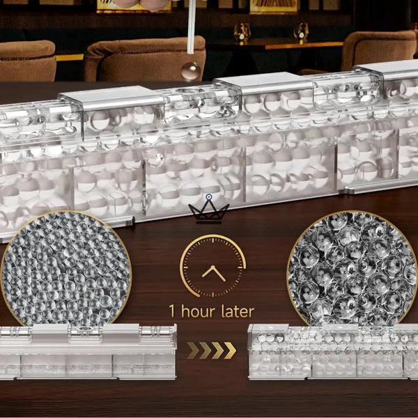 Cigar Humidifier – Linear Crystal Duo (set of 2)