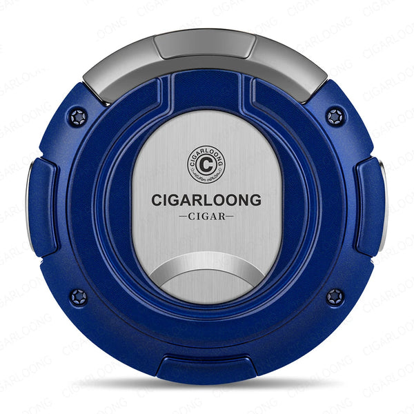 Coupe-Cigare Orbis Nox — 2-en-1 Guillotine & V-Cut Pop-Up