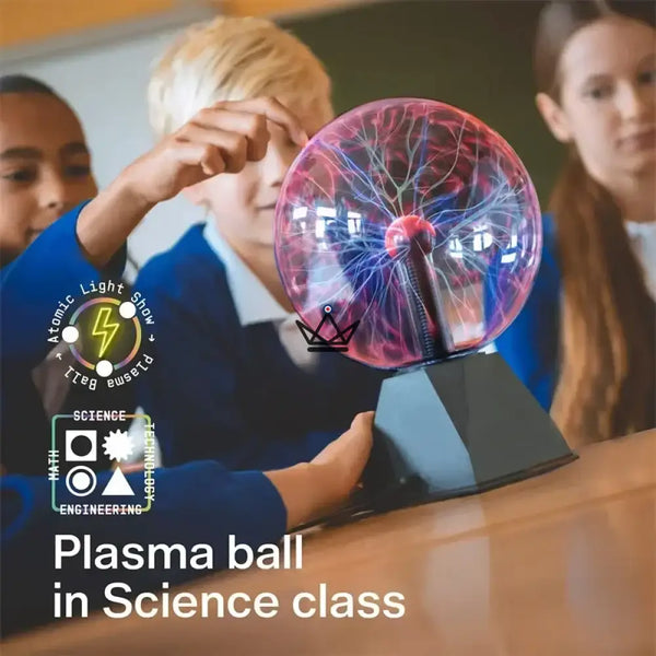Lampe plasma tactile, boule plasma 10 à 20 cm - FULGUR