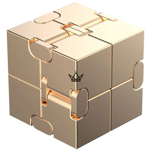 Anti-Stress-Metall-Infinity-Cube für den Schreibtisch - SPIRA