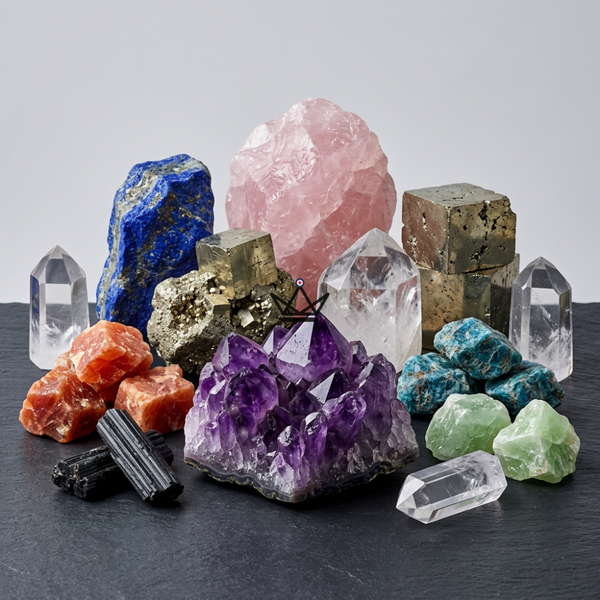 Rohe Mineralien zum Sammeln, Natursteine einzeln oder im Beutel — LITHOS – 27/27