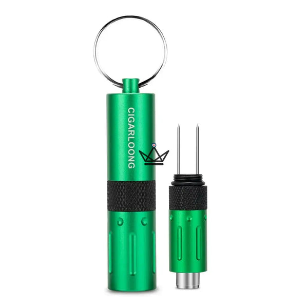 Zigarrenbohrer 2-in-1 CAPONE — Edelstahl, 6 Farben | Geschenkbox