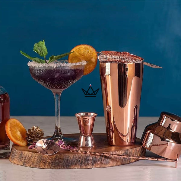Kit de bar 10 pièces sur présentoir en bambou - MIXOLOGUE