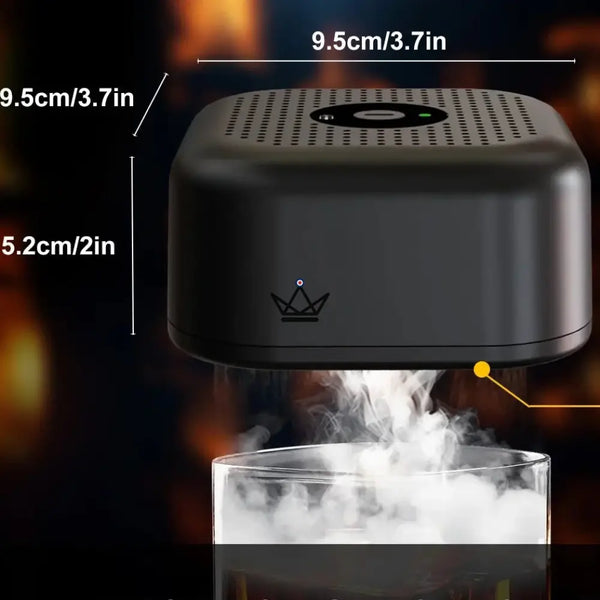 Kit fumoir à whisky électrique rechargeable avec 6 copeaux de bois — SALOON
