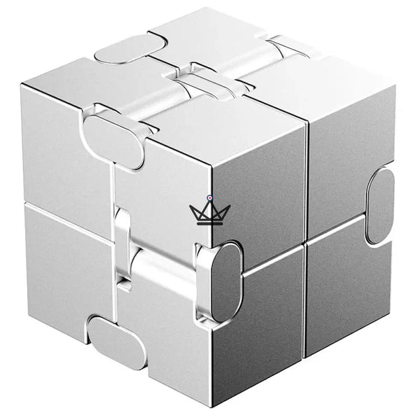 Anti-Stress-Metall-Infinity-Cube für den Schreibtisch - SPIRA