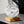 Baromètre à cristaux cube en verre sur socle bois - GIVRE