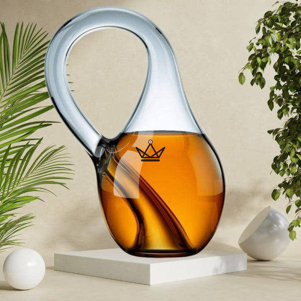 Bouteille de Klein en verre soufflé, objet mathématique - TOPOS