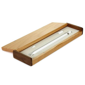 Boîte en bois avec support intégré pour Apple Pencil - Atelier Atypique
