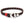 Bracelet ancre - Neptune cordon filé noir rouge